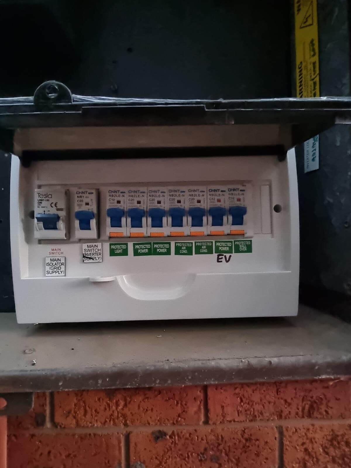 Recent electrical work